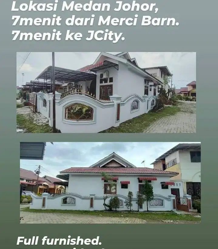 Jual Cepat Rumah Full Perabot