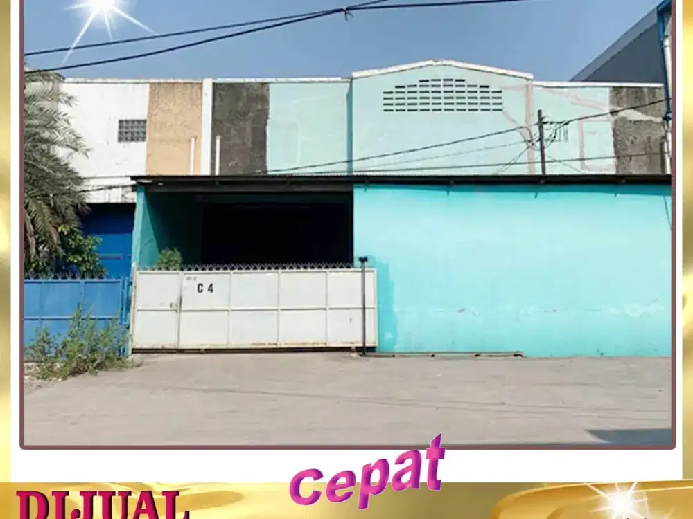 DIJUAL GUDANG 600m di Pergudangan Pantai Indah Dadap Karawaci TGR - AP