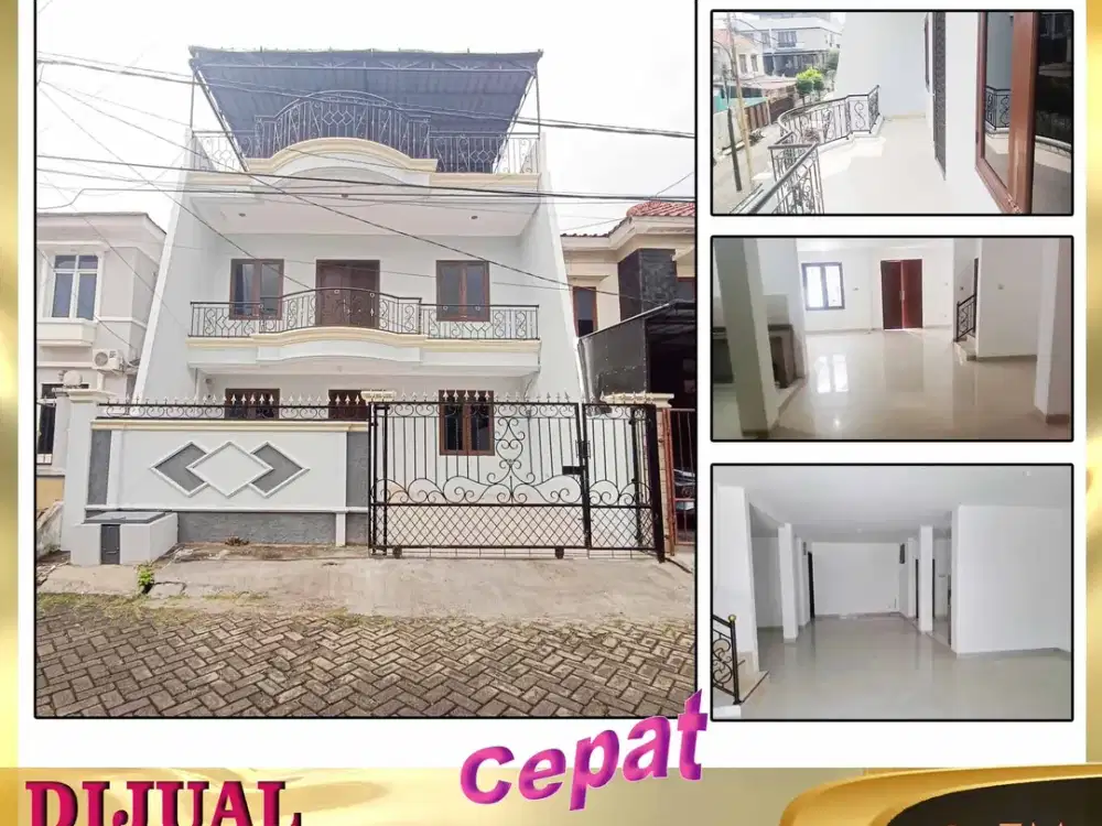 DIJUAL RUMAH 3 Lantai di Taman Palem Cengkareng Jakarta Bara - FN