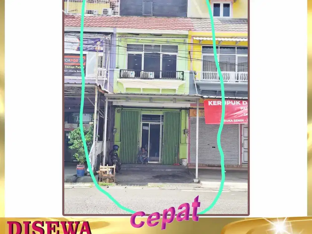 DISEWAKAN Baru Renov RUKO 3 lantai Permata Taman Palem Cengkareng - DO