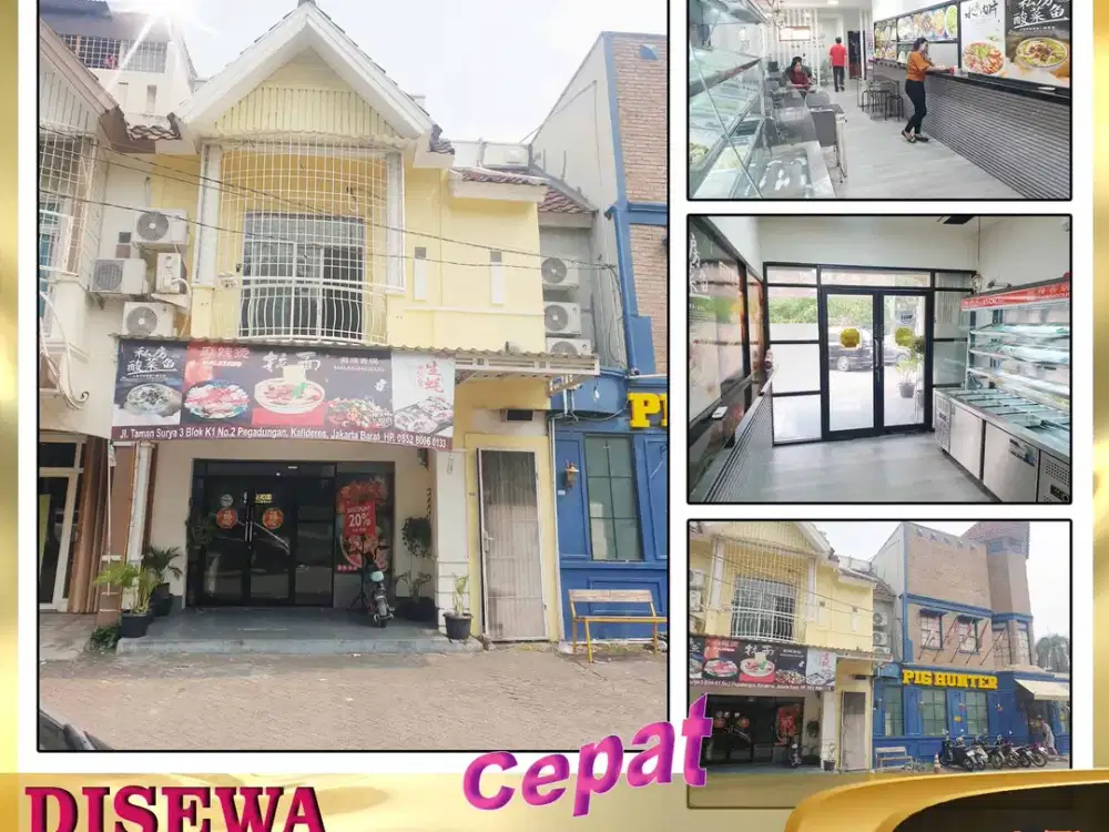 DISEWA RUKO 2 1/2 Lantai di Boelevard Taman Surya PAlem Cengkareng-SS