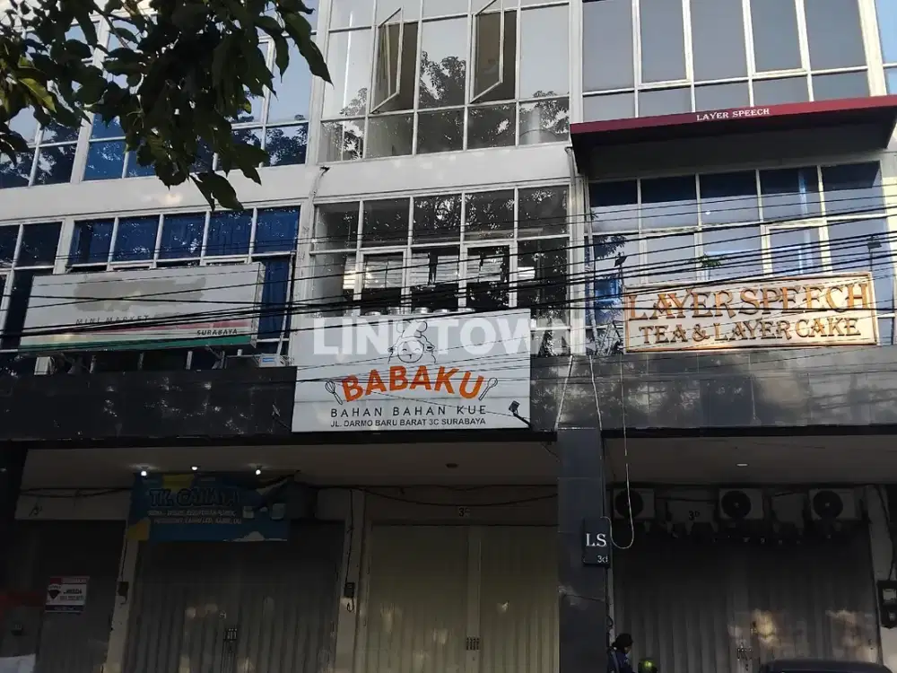 Dijual Ruko Komersial Nego di Kawasan Darmo Baru Barat Surabaya