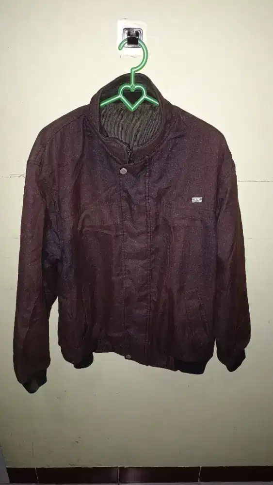 Jaket Harrington Vintage Bomber Klasik Casual Stand Collar Jaket