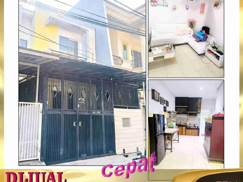 DIJUAL RUMAH 2 LANTAI DI PERUMAHAN KALIDERES PERMAI  JAKARTA BARAT