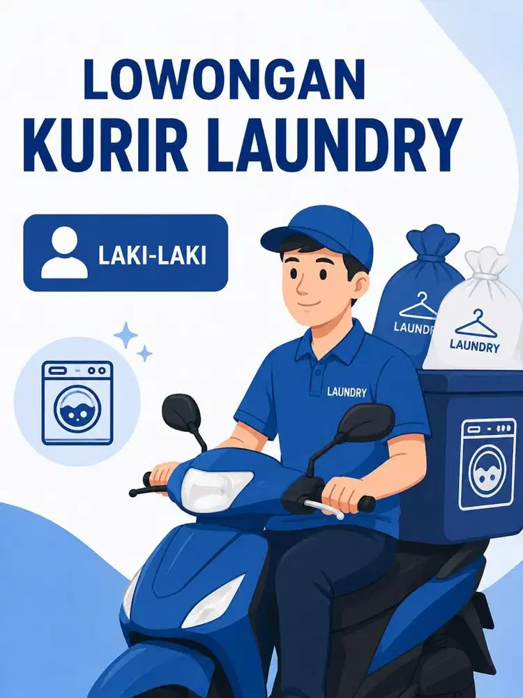 Lowongan kurir khusus antar jemput laundry di jelambar - jakarta barat