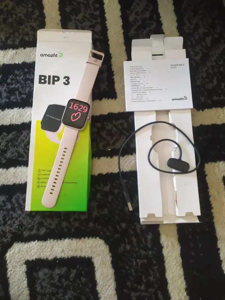 smartwatch amazfit bip 3 original second kondisi bagus