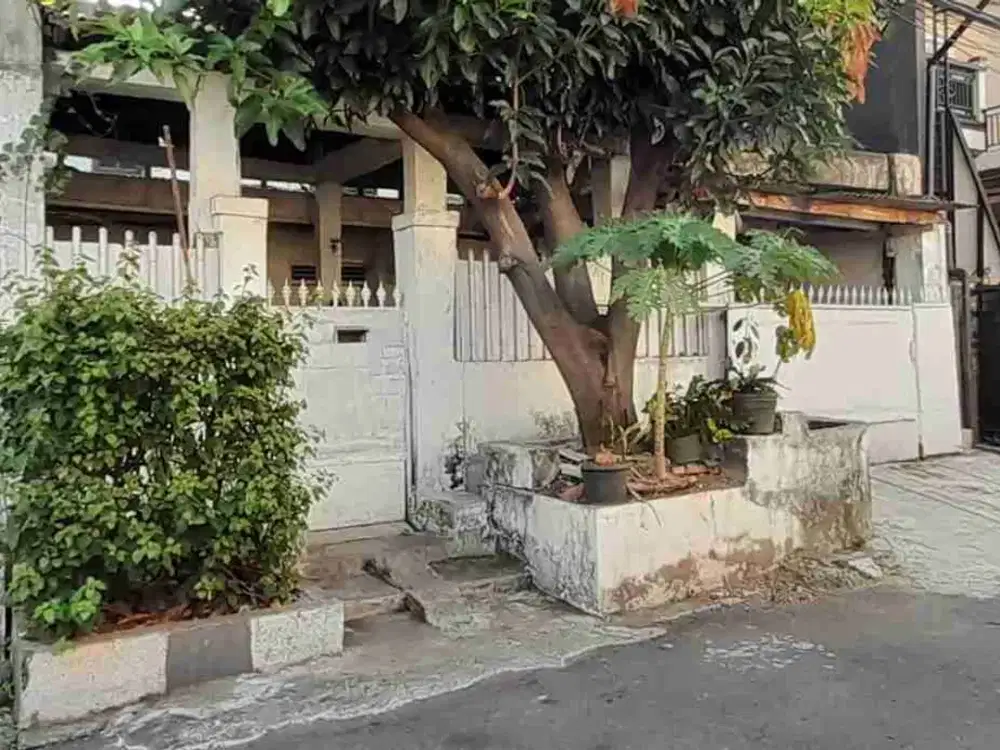 Rumah Putih Jual Murah di Komplek Pelindo , Plumpang , Jakarta Utara