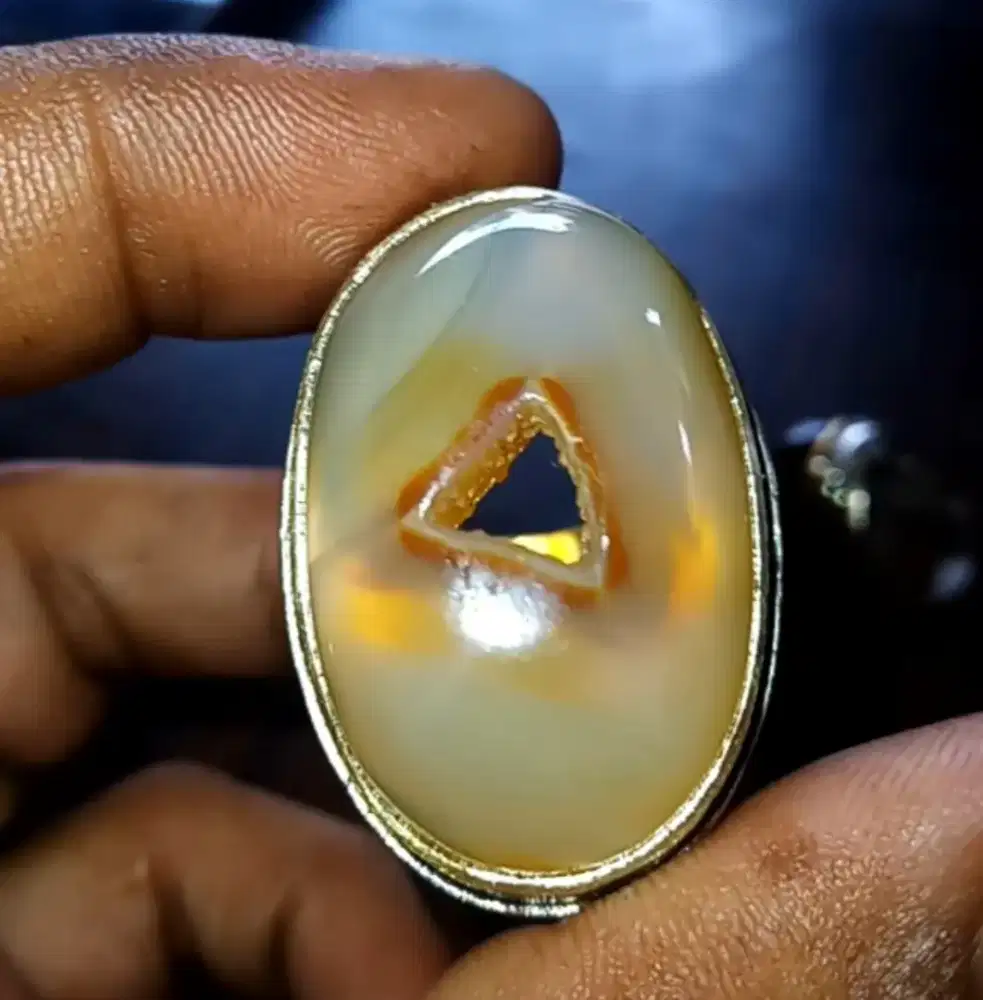 Batu cincin akik combong jumbo