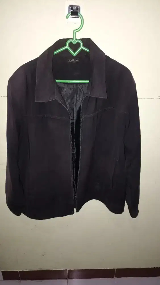 De Pucci Size L Jaket Kerja Klasik Blouson Jaket Boxy Harrington Jaket