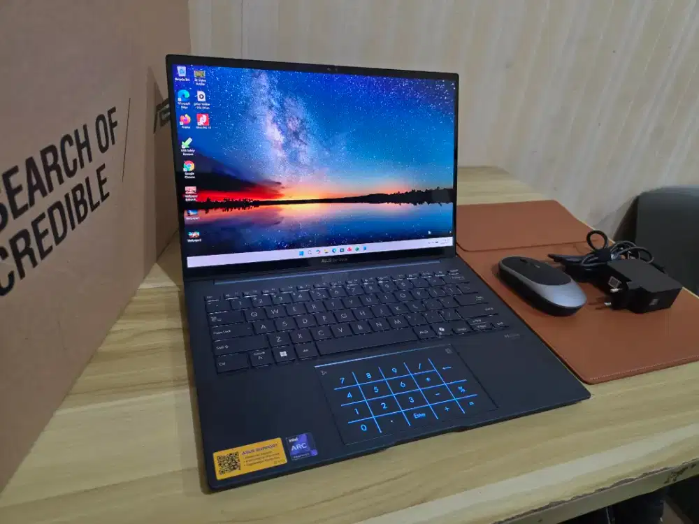 Laptop Zenbook 14 Ultra 9 ram 32gb Touch Oled Garansi mrp macbook xps