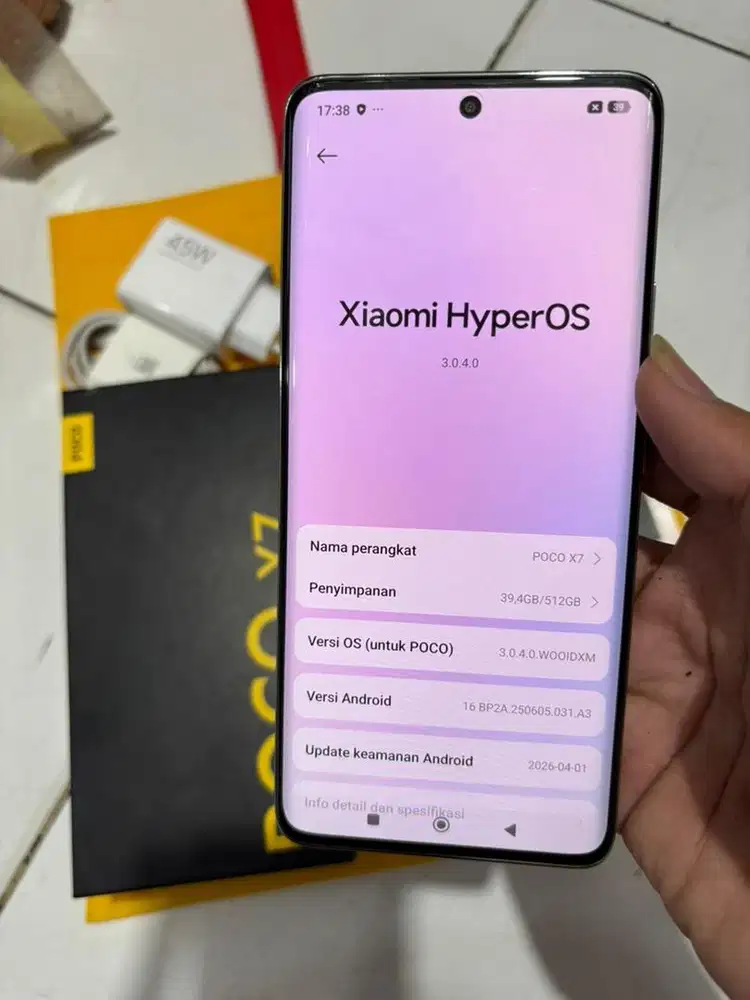 Poco x7 12/512 like new