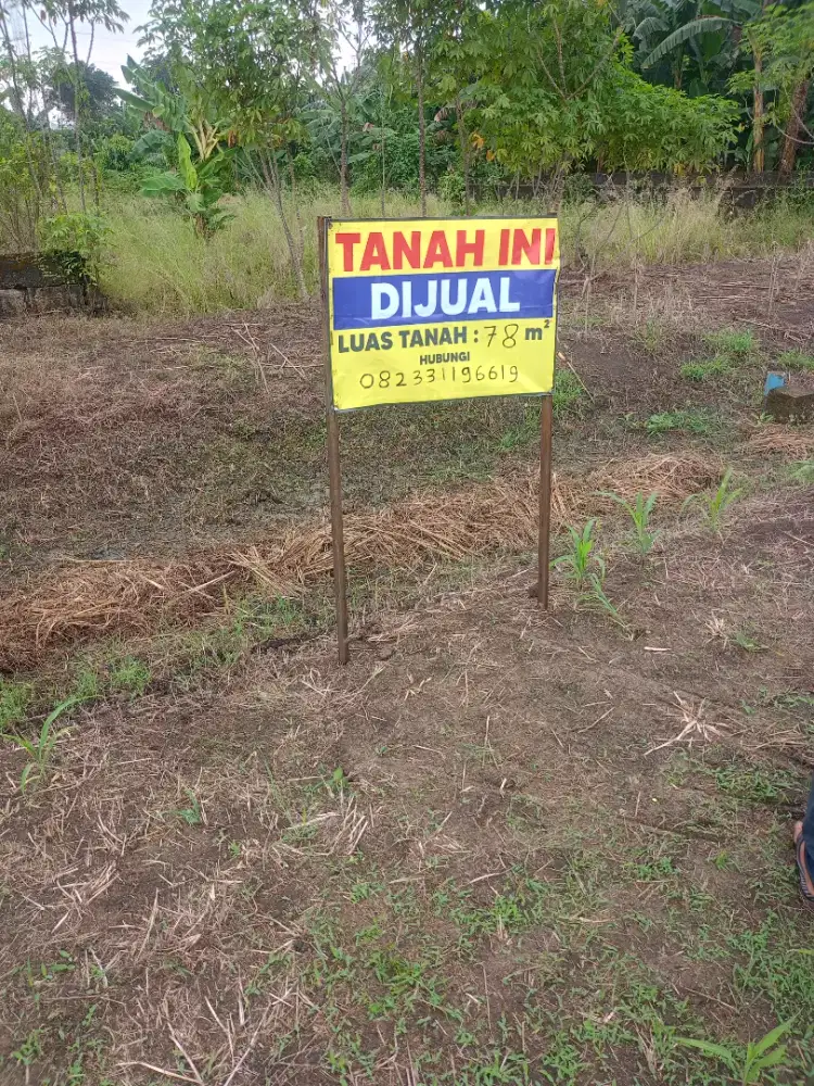 Dijual Tanah di jln Mbah joyo 1 DS Gempol kurung