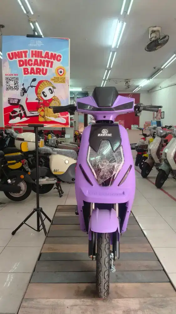 Jual Sepeda Listrik Exotic X-665 Purple
