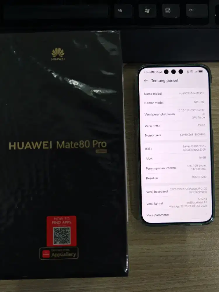 Huawei Mate 80 Pro 16/512Gb like new Garansi panjang bisa TT
