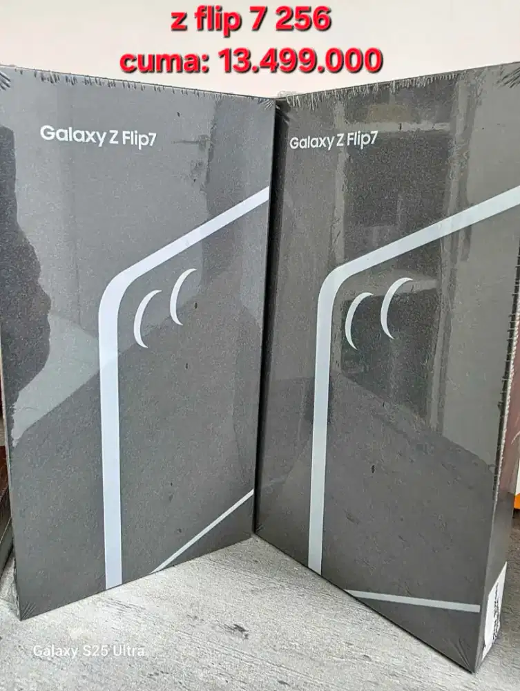 Promo samsung z flip 7 256 gb baru segel