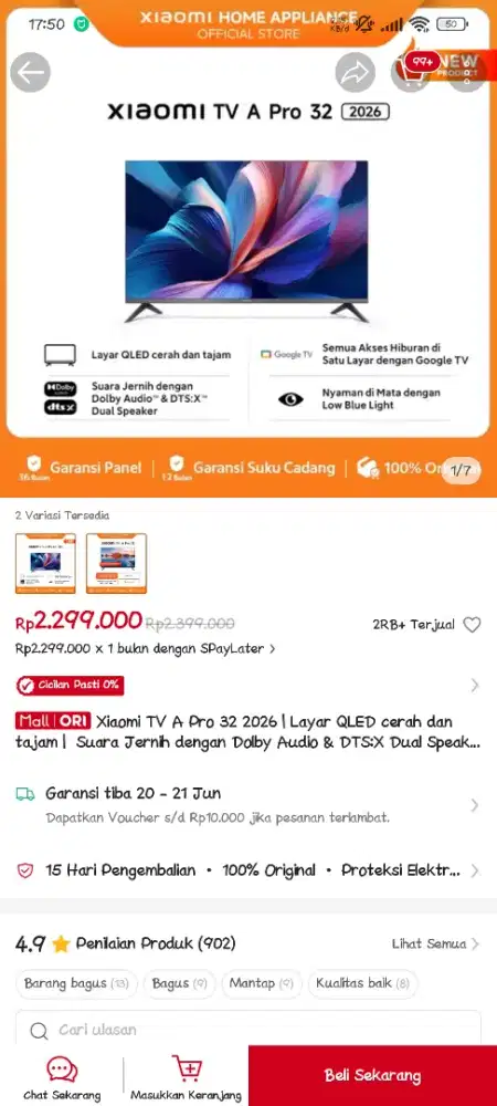 Xiaomi TV A PRO 2026 QLED