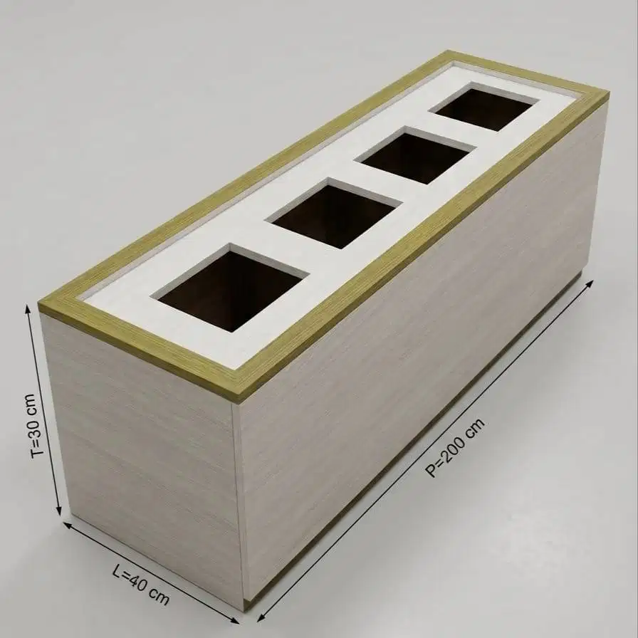 DIJUAL PLANTER BOX / POT TANAMAN PANJANG – KONDISI LIKE NEW