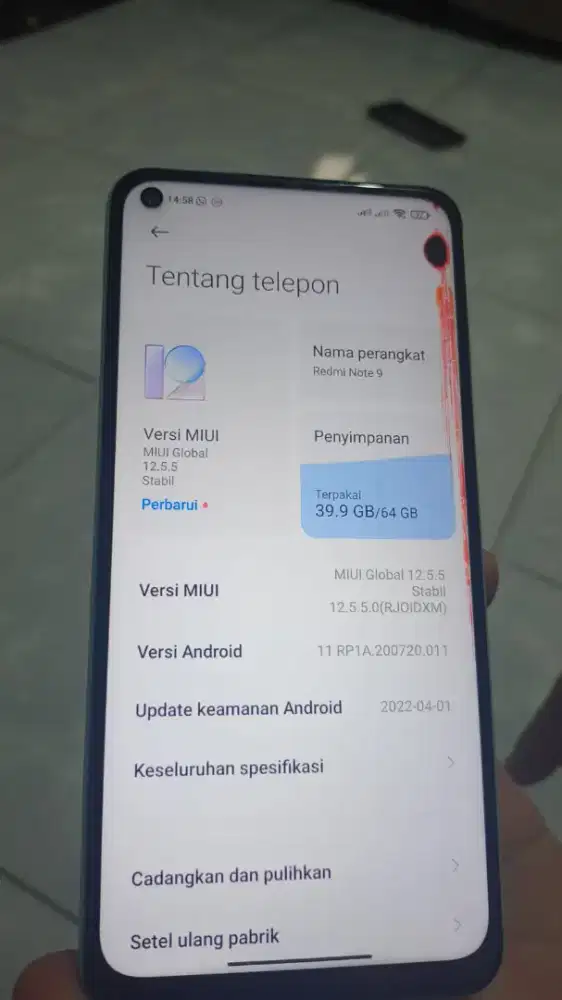 Redmi Note 9 4+1/64gb
