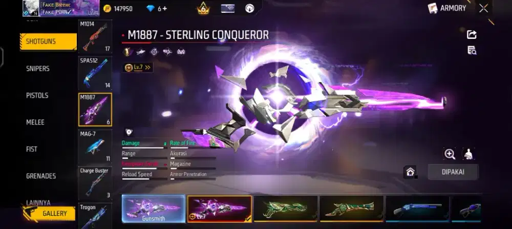 akun FREE FIRE jual bu
