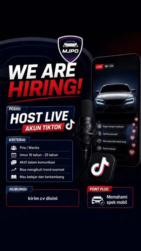 DICARI CEPAT HOST LIVE