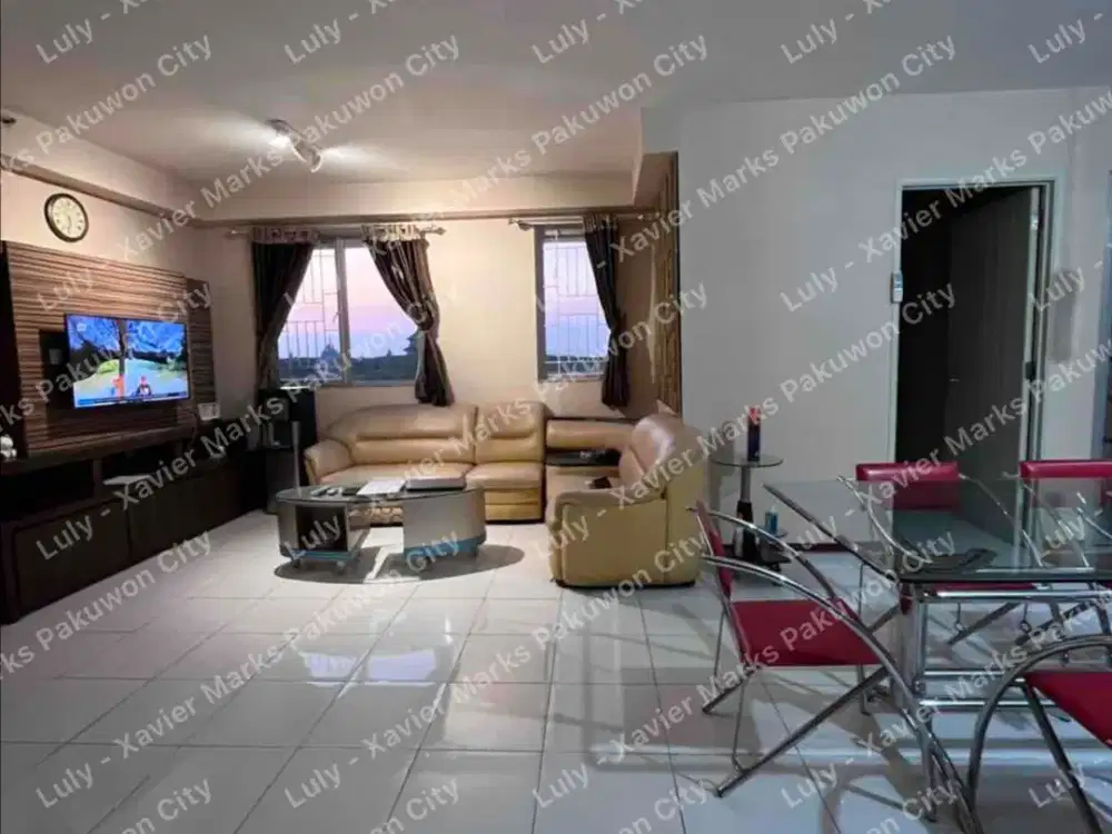 Disewakan Apartemen Eastcoast Residence Hook 4KT (2 unit 3 BR dijadikan 1) Full Furnished,  Tower Amethys Lantai 6,  sebelah Hoky Pakuwon City,  Surabaya Timur