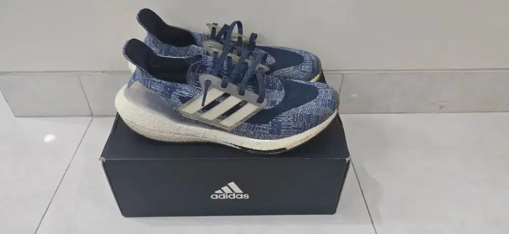Adidas Ultraboost 21 Primeblue Blue Original Size 43 1/3 Fullset Box