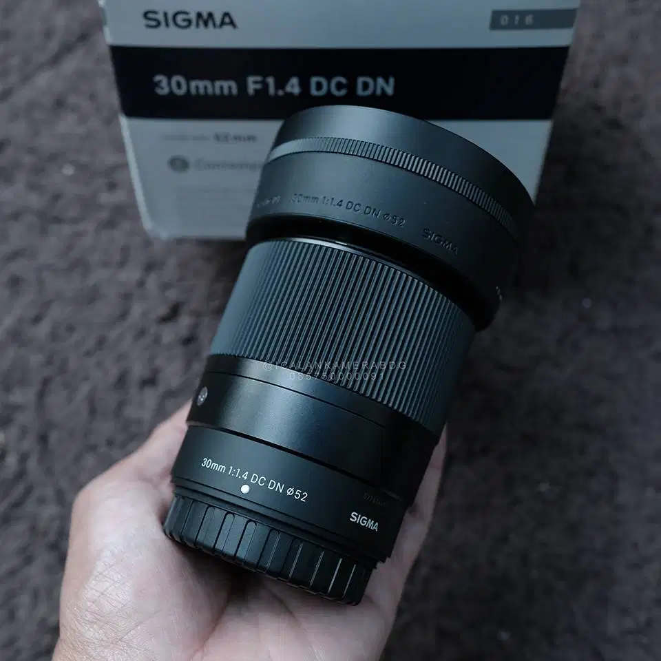 Sigma 30mm F1.4 DC DN For Fujifilm Like New Fujifilm Xt3 Xt2 Xt30
