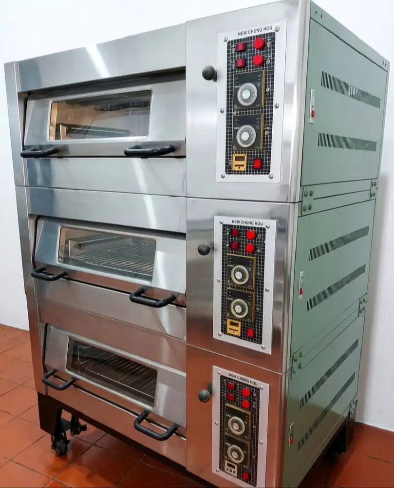 DIJUAL OVEN GAS 3 DECK MEREK NEW CHUNG HOE - MESIN TEMPUR USAHA BAKERY