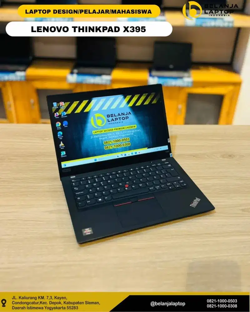 Lenovo ThinkPad X395/Ryzen 5 pro 3500U/16GB/256GB/TERMURAH!!