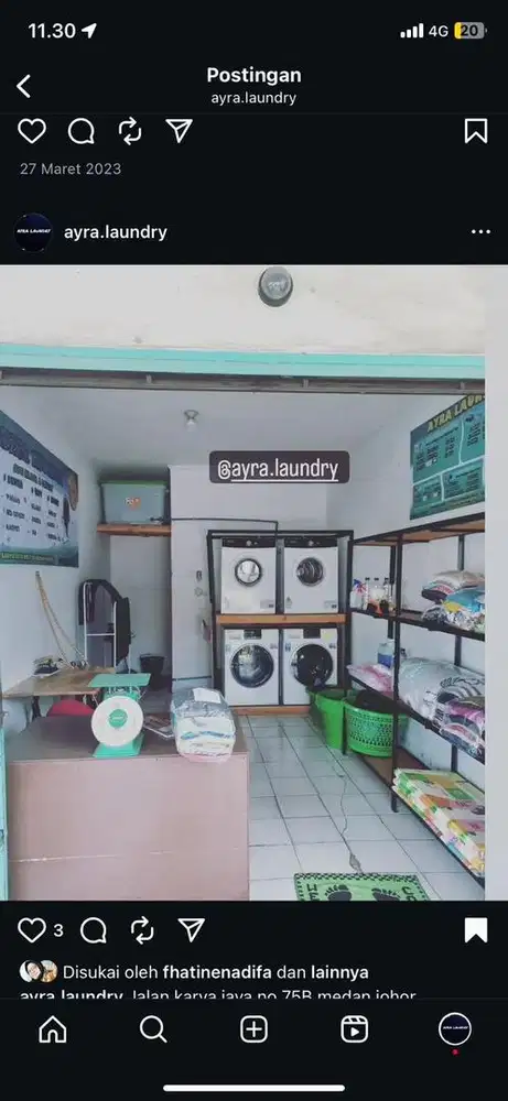 Di jual usaha laundry lengkap