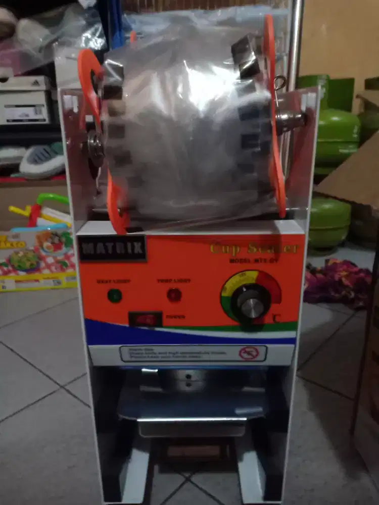 mesin sealing/press cup plastik