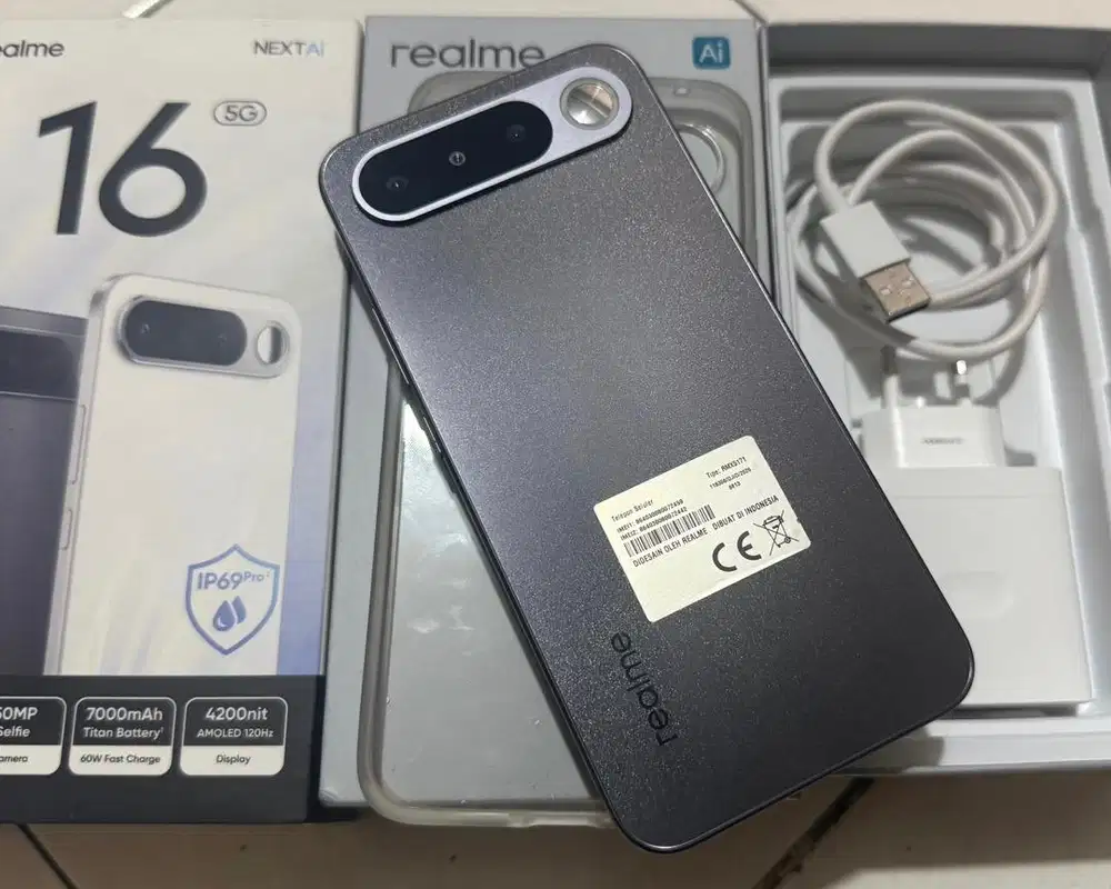 oppo realme 16 5g 12gb/256gb fullset nota