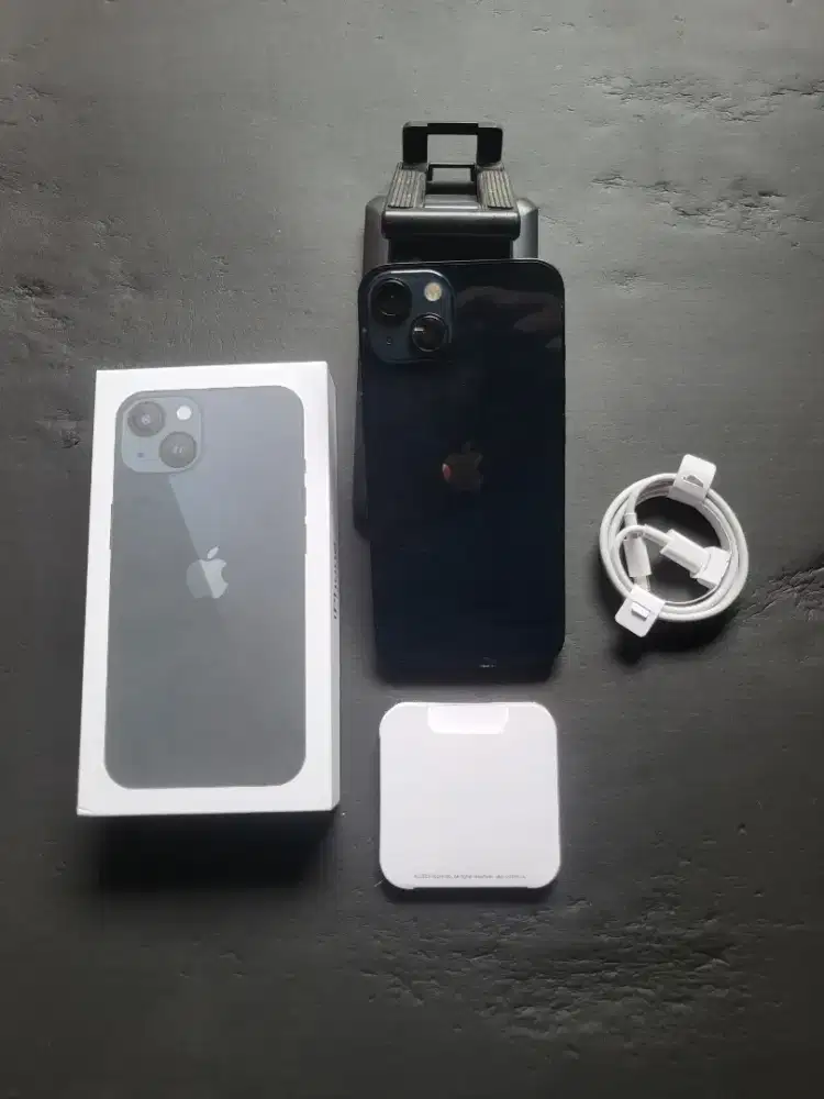Iphone 13 128gb black inter fullset mulus all operator normal semua