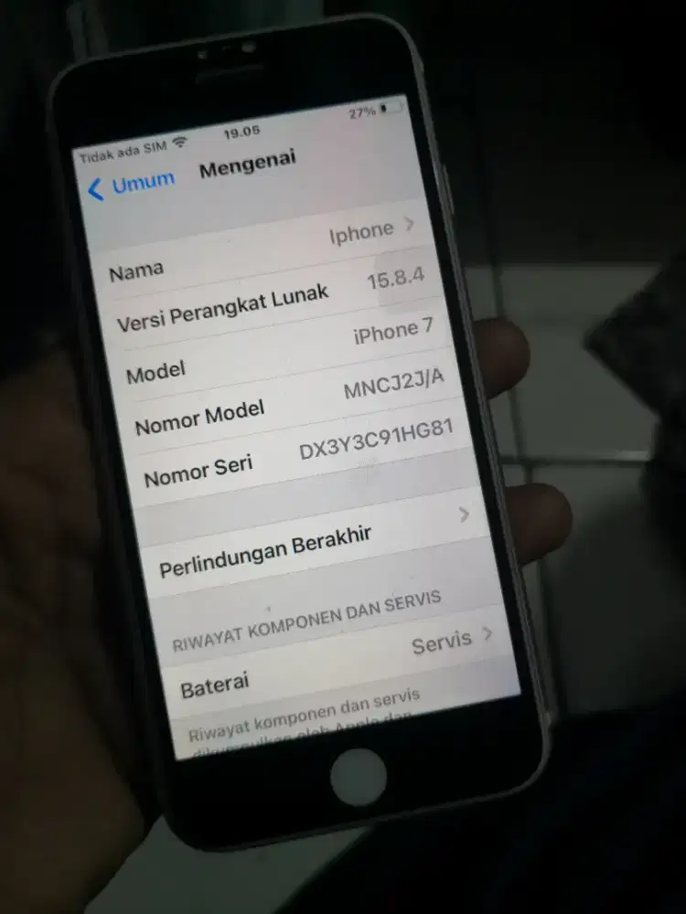 iphone 7 x inter allop 32gb minus minta ganti batre