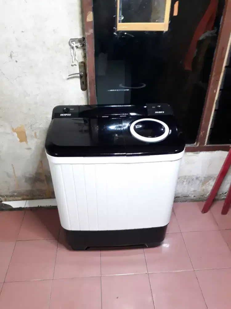 Mesin cuci denpoo 2 tabung 8kg