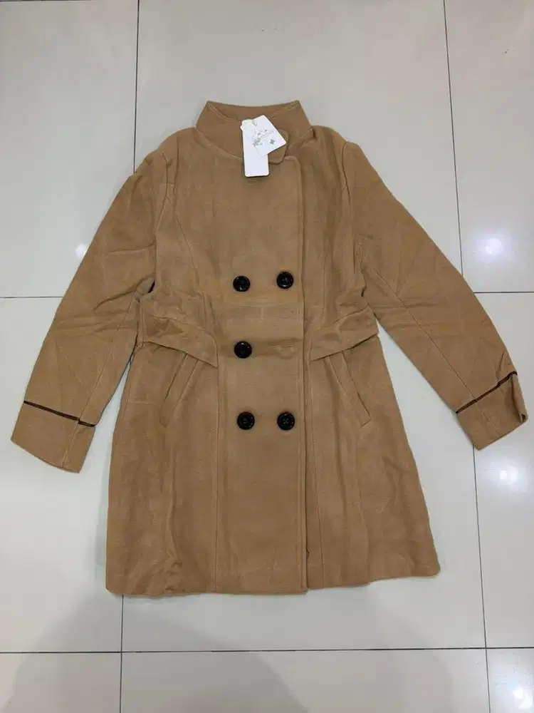 Jaket Musim Dingin Wool Premium Brown