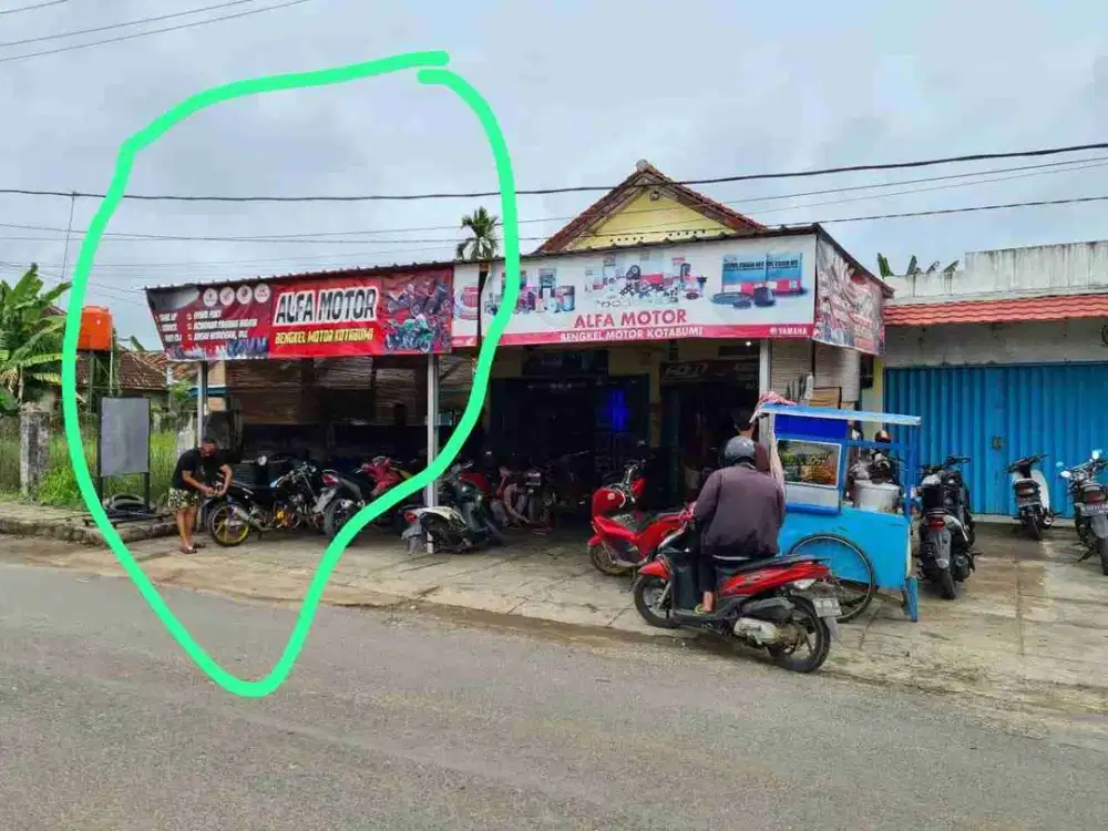 Dijual Tanah dan Bangunan Strategis di Jl. Veteran, Kotabumi Selatan, Lampung Utara