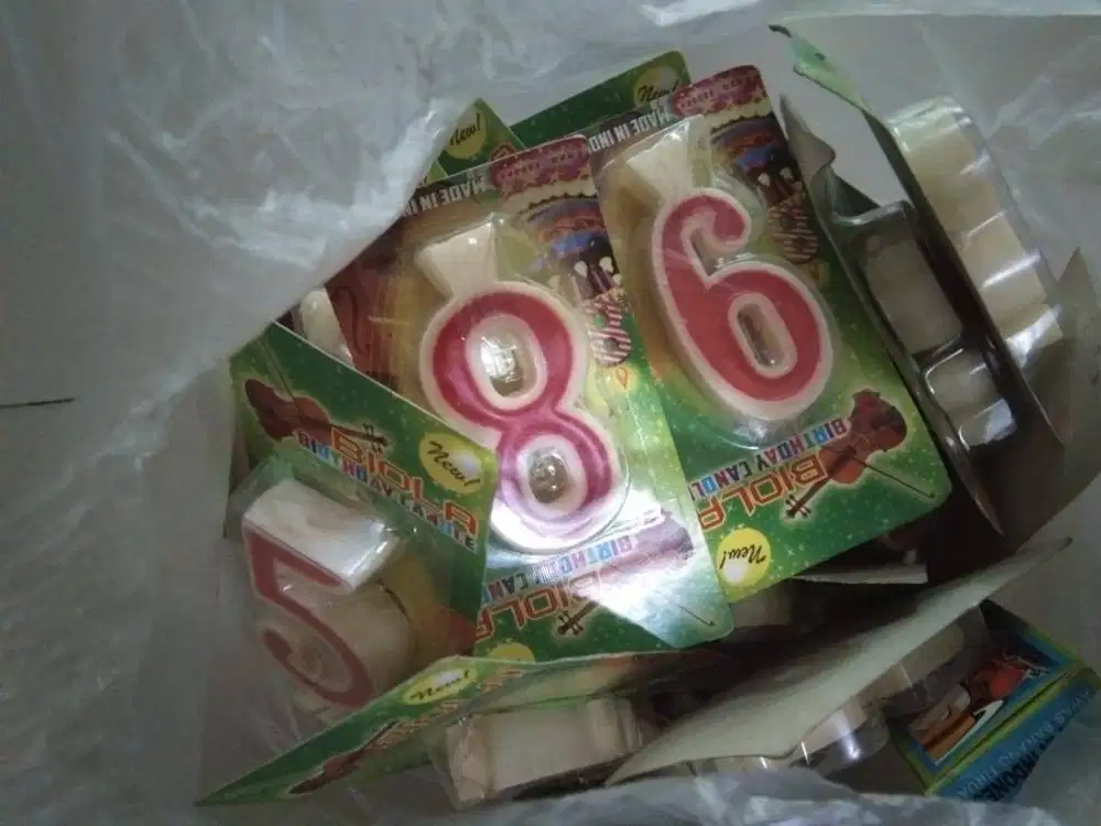 DIJUAL PAKETAN Lilin Ulang Tahun BARU! NEGO Tipis