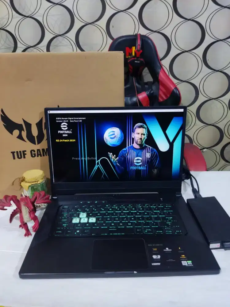 Laptop Gaming Design Asus TUF F15 RTX GEN 11 Siap pakai