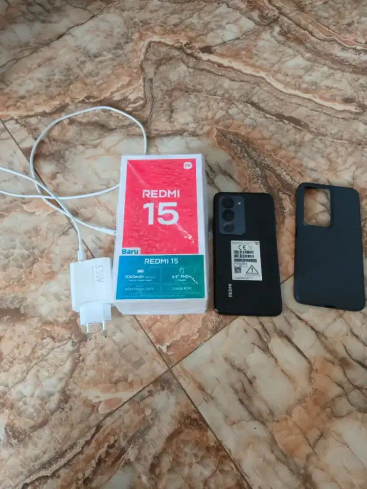 Redmi 15 8/256 fullset masih garansi