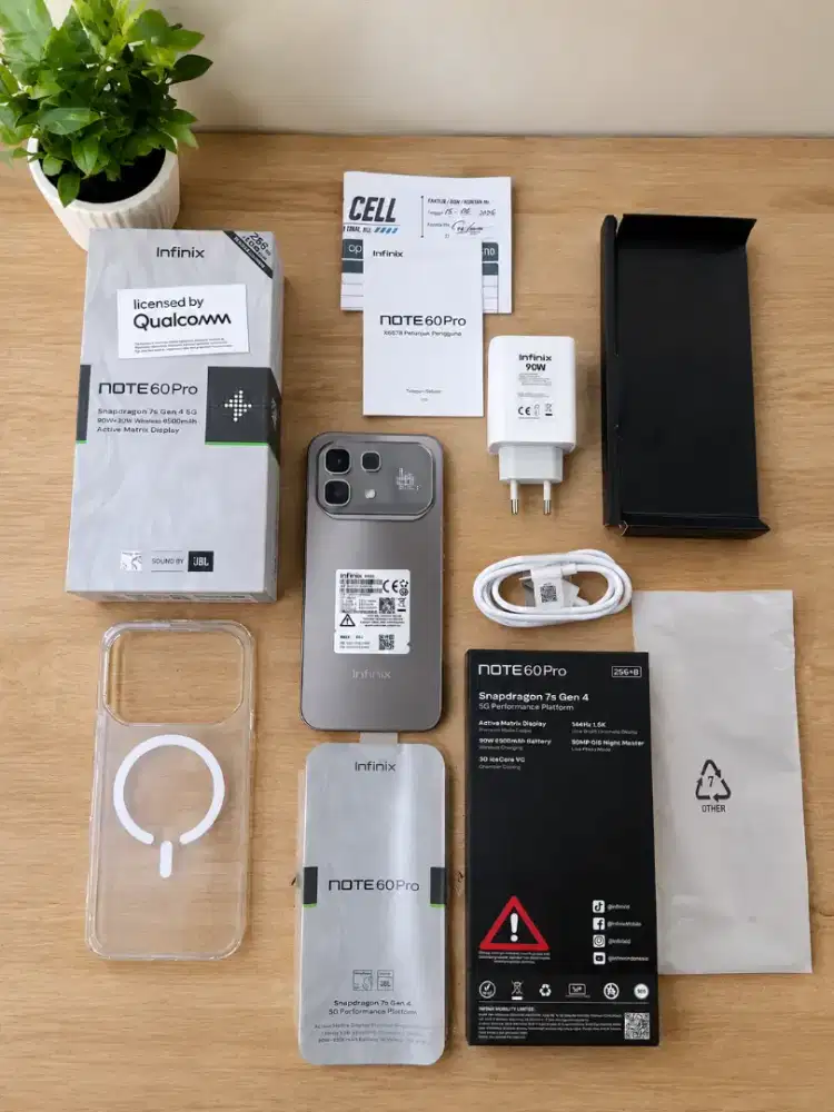 Infinix note 60 pro like New, 8/256, pemakaian sehari, tt ajukan