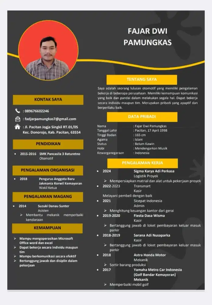 mencari pekerjaan
