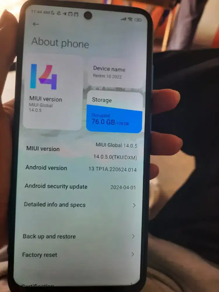 Redmi 10 2022 6+2/128