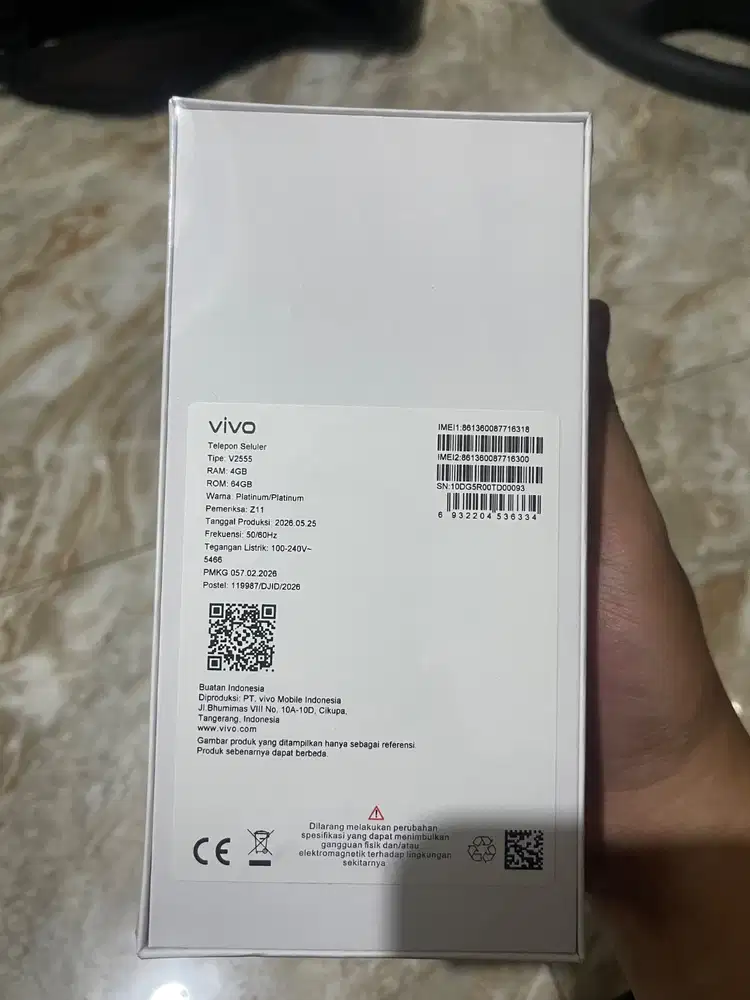 VIVO Y11D Baru,  RAM 4/64gb