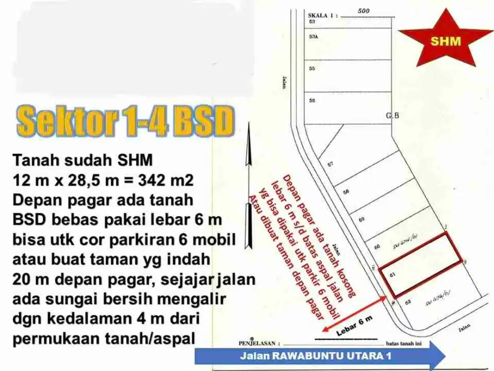 DIJUAL KAVLING EKSKLUSIF DI GRIYALOKA SEKTOR 1.4 BSD