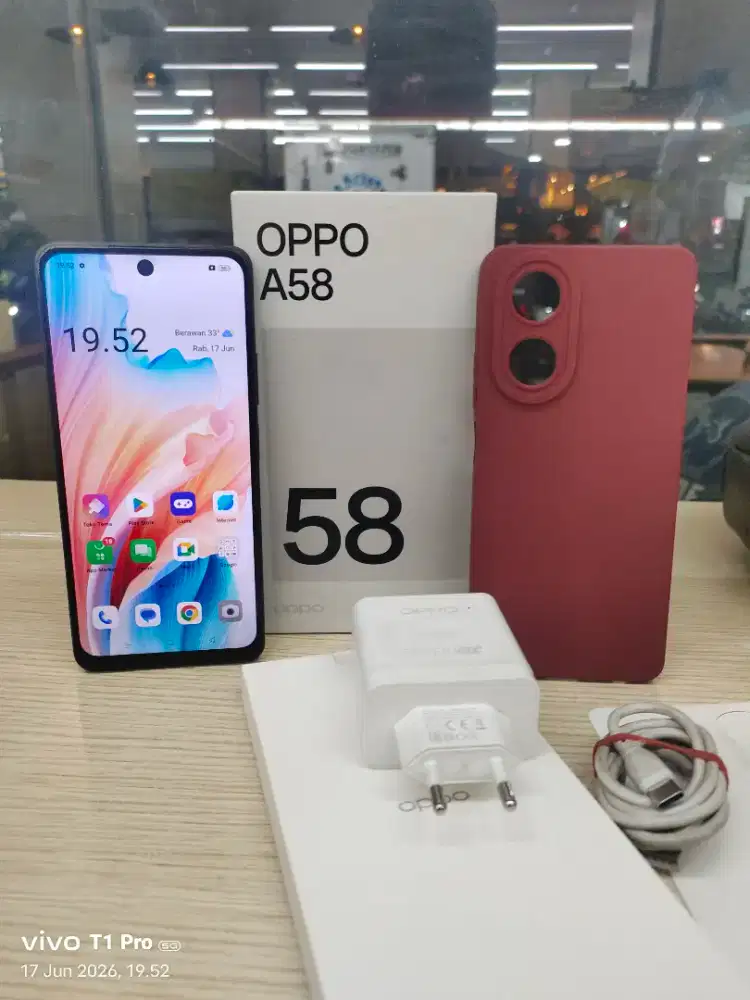 Oppo A58 Ram 6+6/128 Gb Lengkap