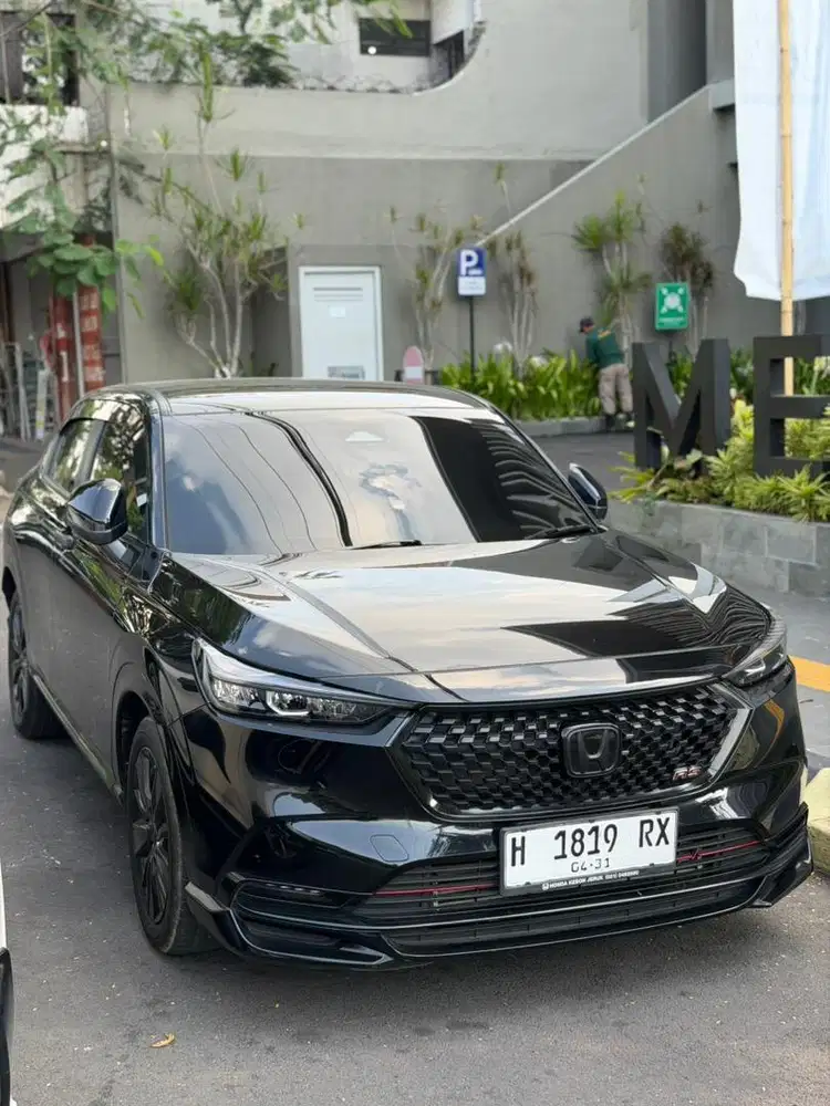 HONDA ALL NEW HRV RS TURBO 2022 Black Pearl Plat H Semarang