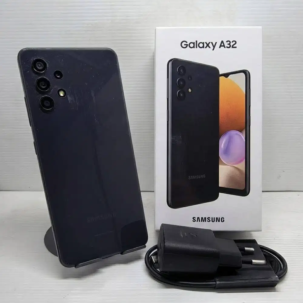 TERMURAH SAMSUNG GALAXY A32 6/128 GREY LENGKAP SEIN