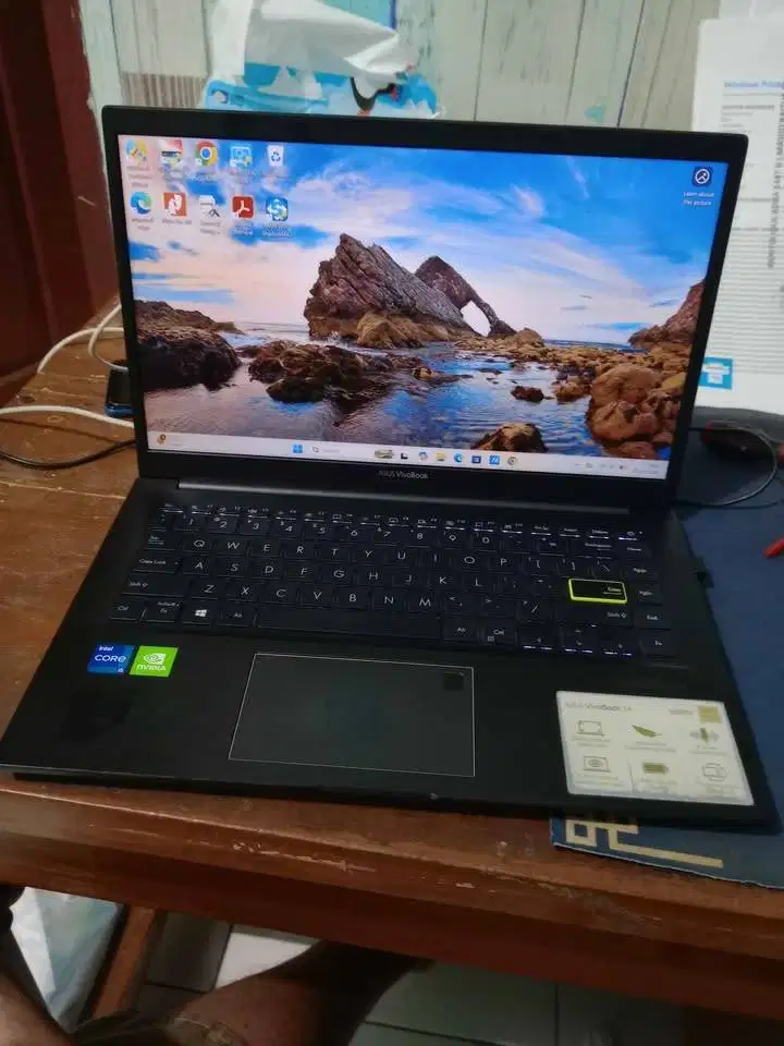 laptop asus vivobook x421EQY core i5 gen11 nvidia 8gb ssd 512gb 14inch