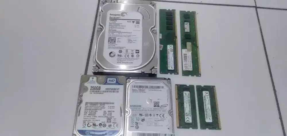 Hardisk dan ram